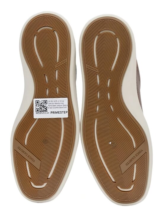 Vince Camuto Hind Perforated Leather Oxford Caramel/Dark Coffee Brown US 9.5M main image 6